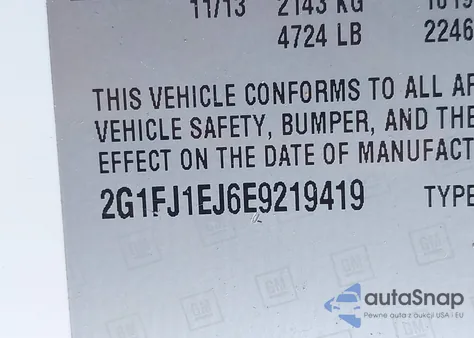 2014 Chevrolet Camaro 1Ss z USA, uszkodzony, nr VIN 2G1FJ1EJ6E9219419